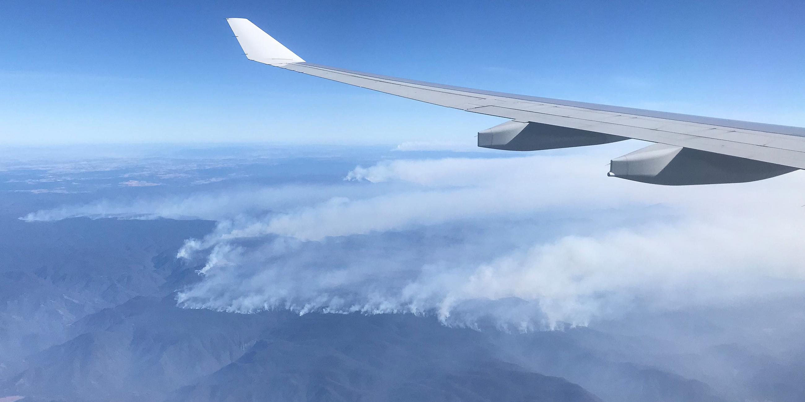 Australien: Der Blick aus einem Flugzeug.