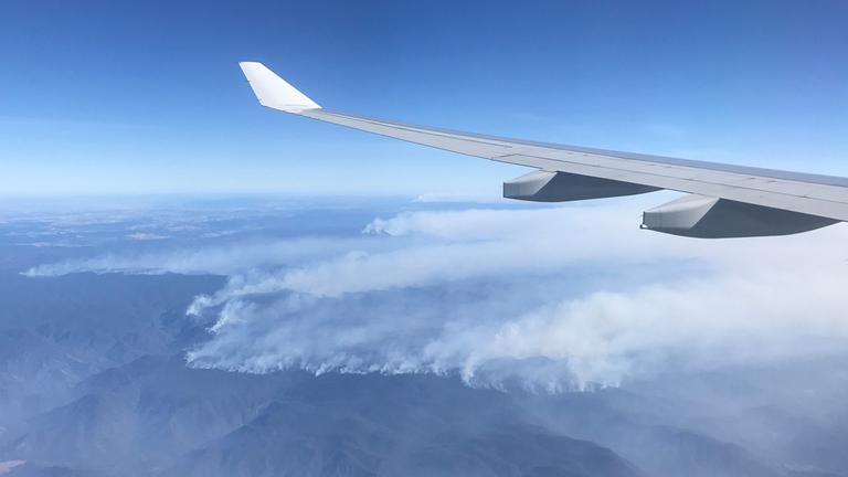 Australien: Der Blick aus einem Flugzeug.