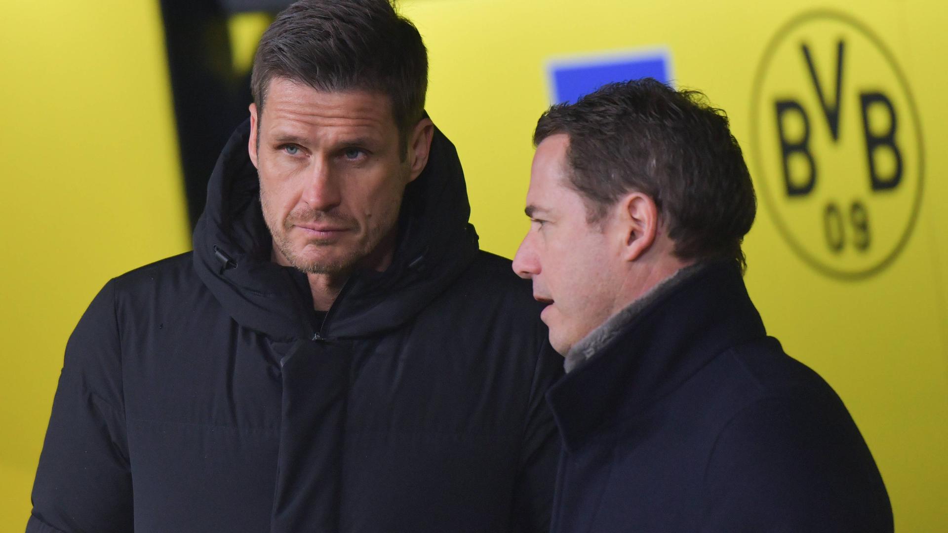 Sportdirektor Sebastian Kehl (BvB), Lars Ricken (BvB)