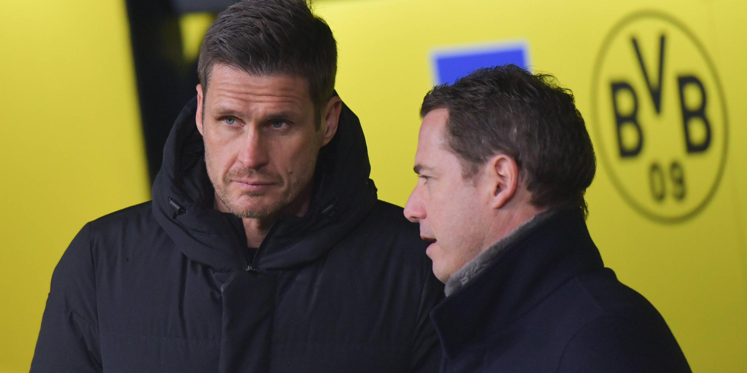 Sportdirektor Sebastian Kehl (BvB), Lars Ricken (BvB)
