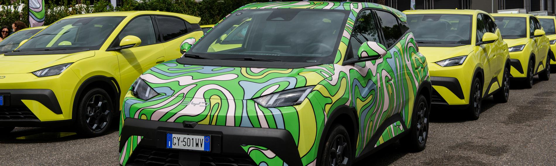  E-Kleinwagen der Firma BYD aus China