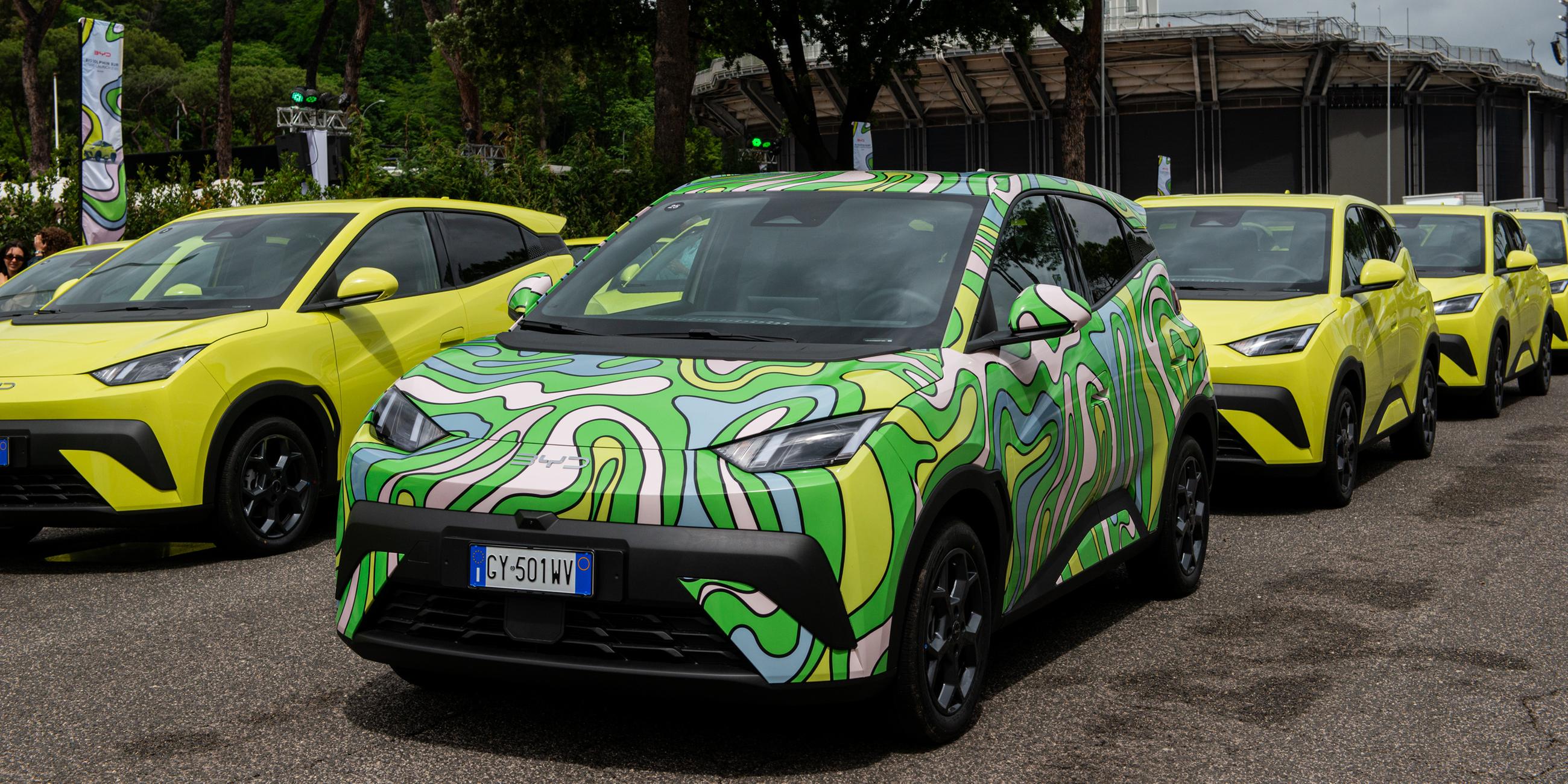  E-Kleinwagen der Firma BYD aus China