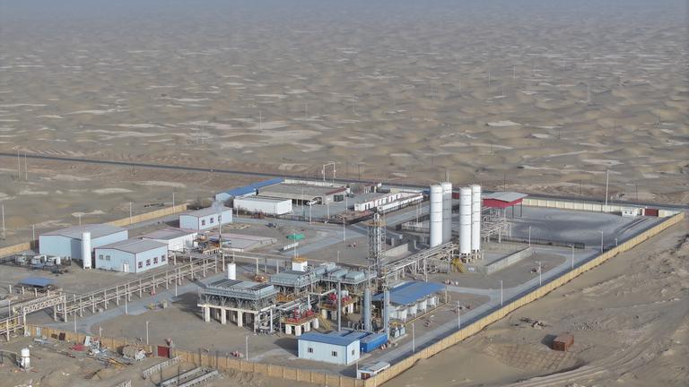 Das UER-Projekt BZIA in der Region Xinjiang, China, eines der nach ZDF-Recherchen vorgetäuschten Klimaschutzprojekte.