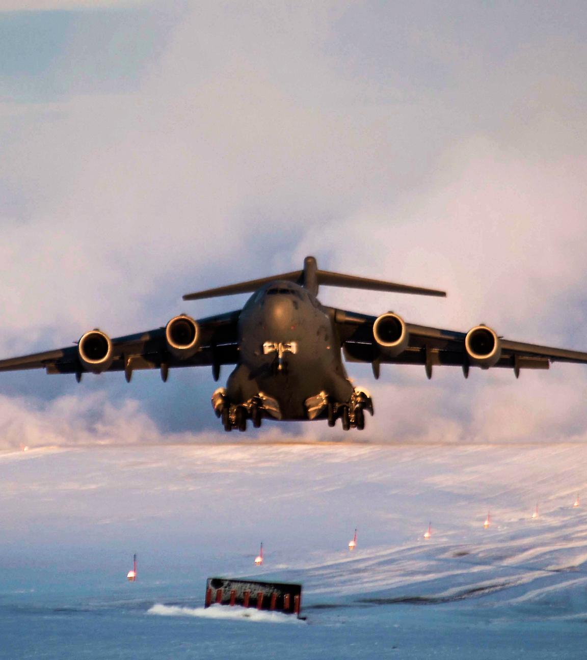 Eine Boeing C-17 Globemaster III des kanadischen Militärs am 08.10.2022.