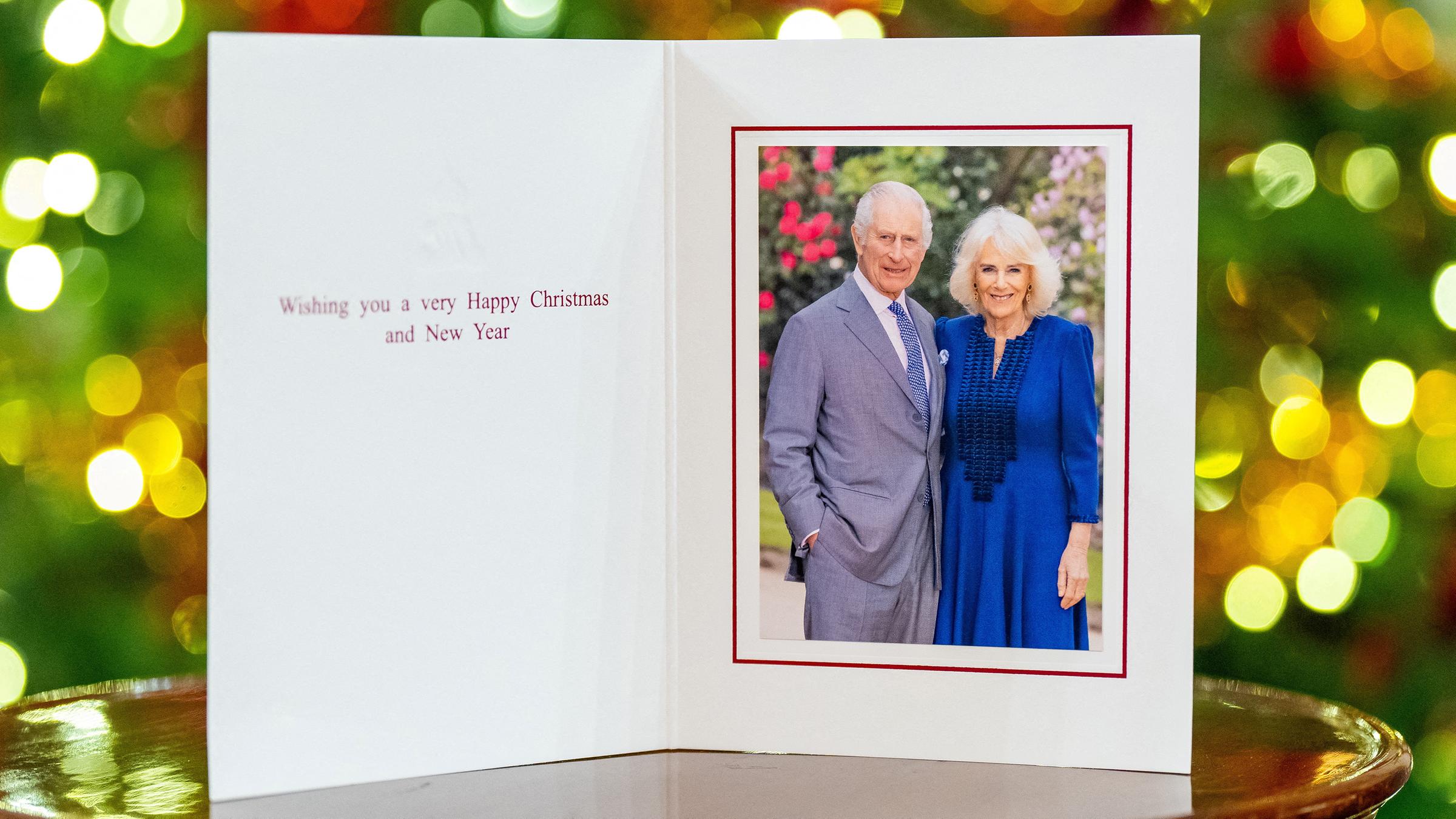 Weihnachtskarte von König Charles III und Camilla 