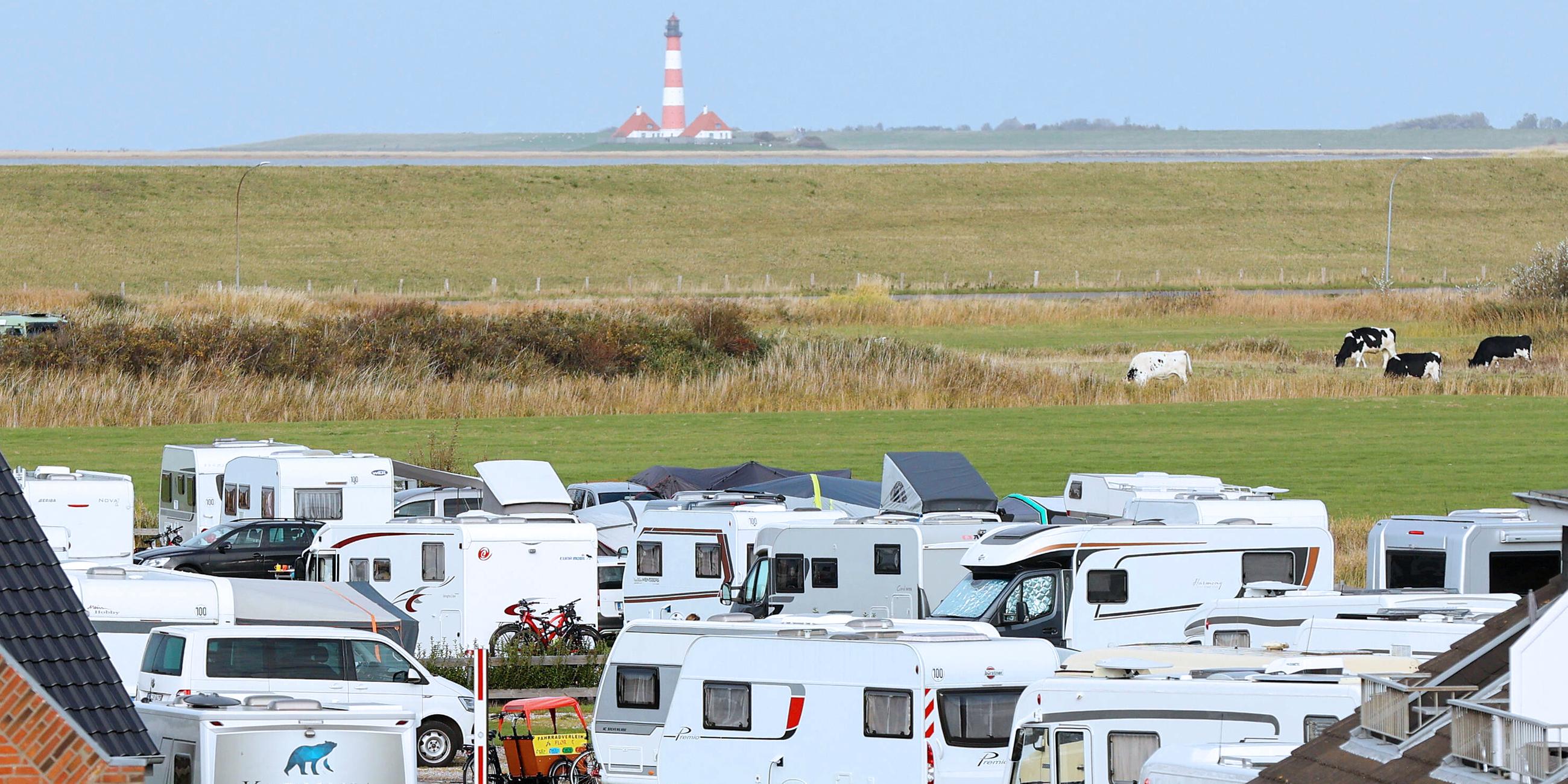 Campingpplatz in St. Peter Ording in Schleswig-Holstein