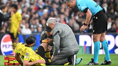 Champions-League-Finale, 2024, Borussia Dortmund - Real Madrid: Emre Can wird behandelt