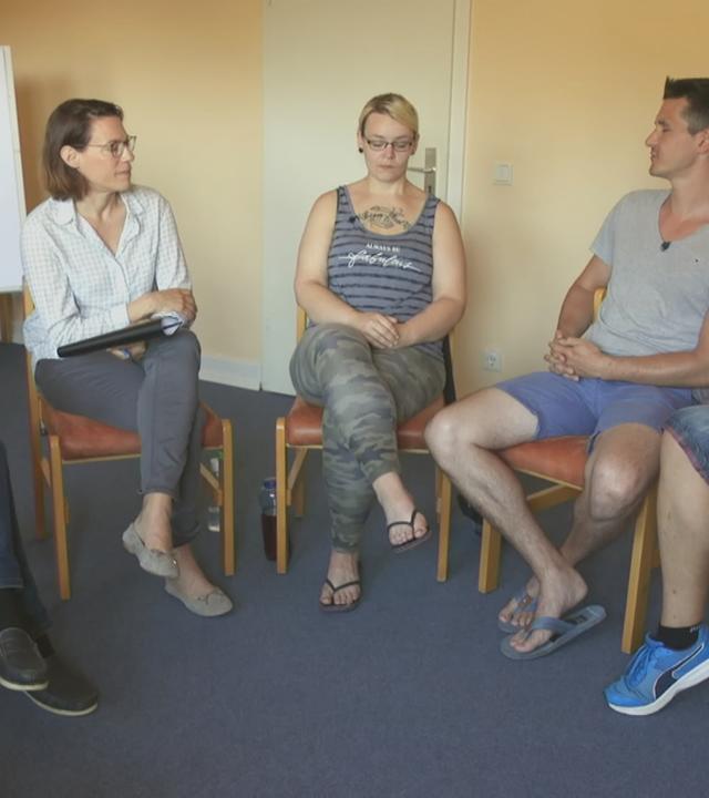 Patienten einer Cannabis-Therapiegruppe