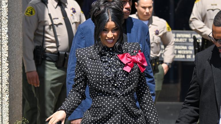 Cardi B spotted leaving Alhambra Court House for lunch