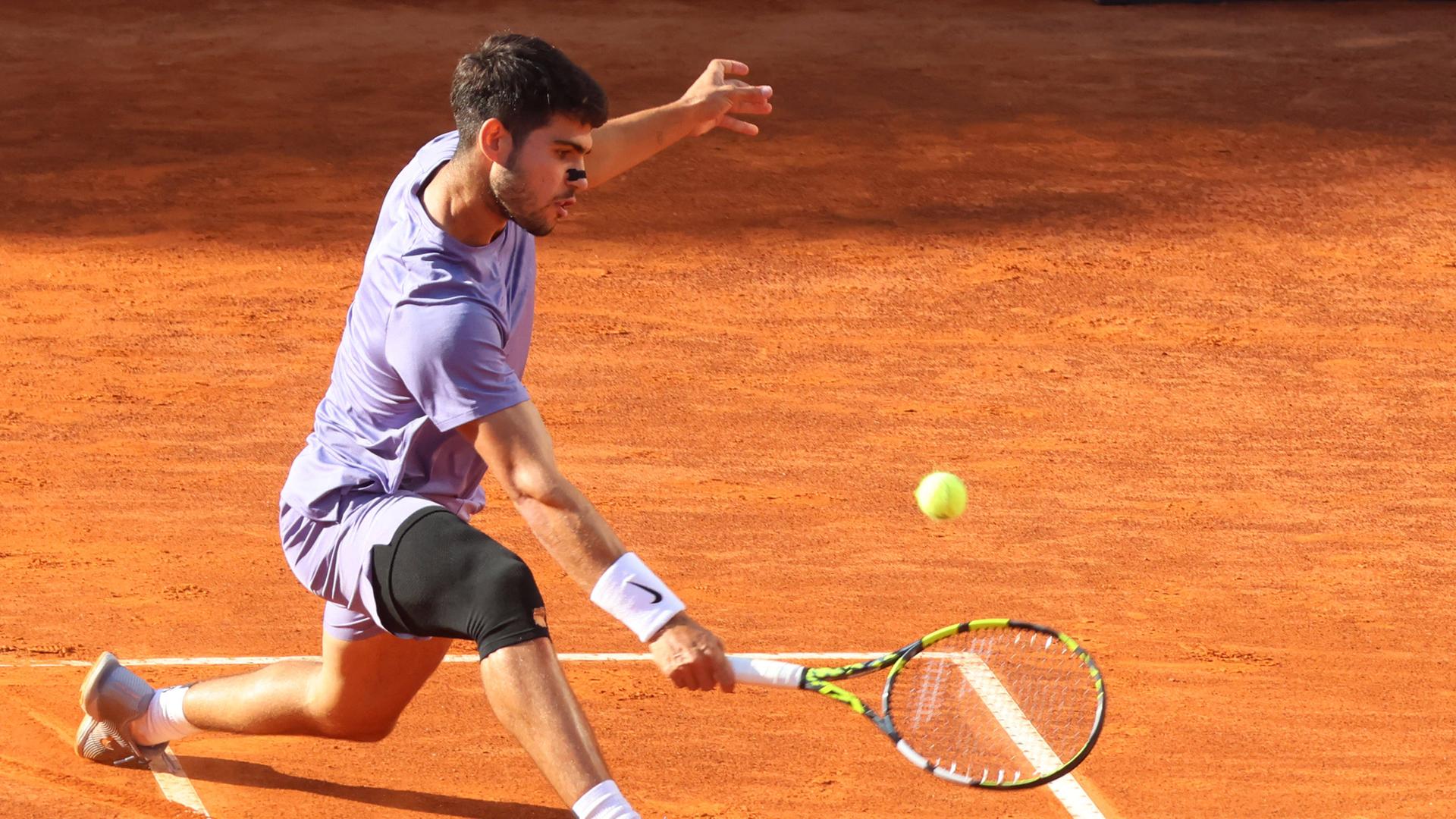 Jannik Sinner gegen Carlos Alcaraz.