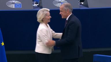 Ursula von der Leyen und Canadas Premier Mark Carney 