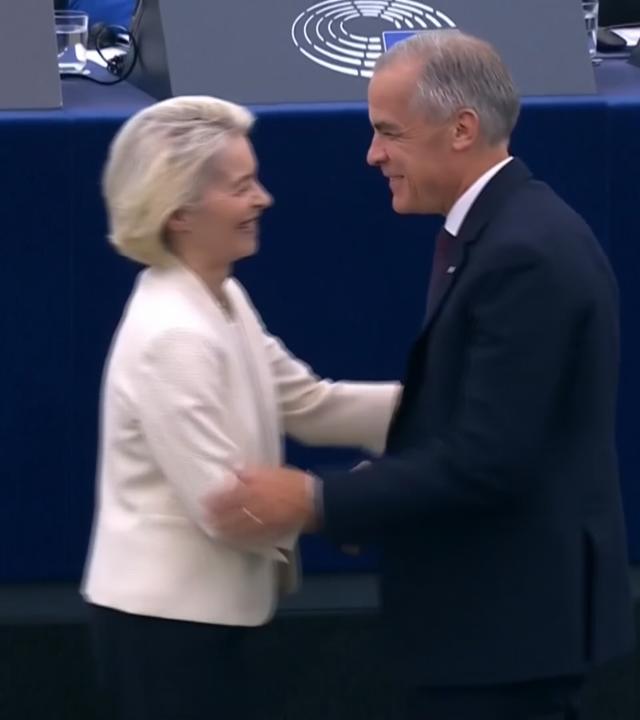 Ursula von der Leyen und Canadas Premier Mark Carney 