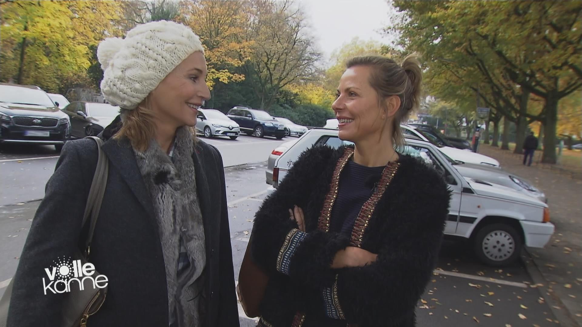 Caroline Beil mit Freundin Kristina Lüdke