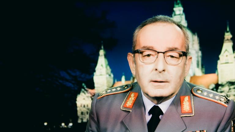 Der Generalinspekteur der Bundeswehr, Carsten Breuer, zugeschaltet bei Maybrit Illner.