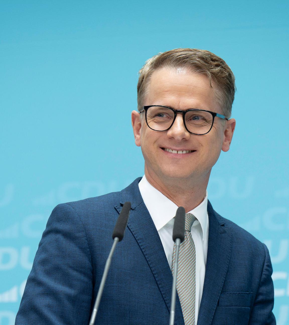 CDU Generalsekretär Carsten Linnemann im Konrad Adenauer Haus. (Archiv)