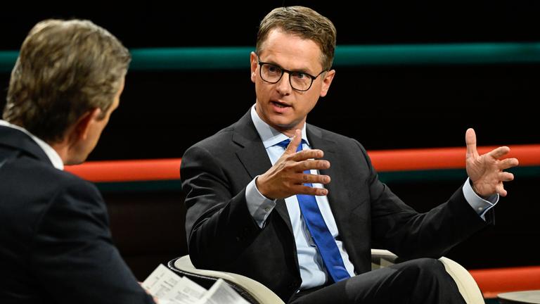 CDU-Generalsekretär Carsten Linnemann in der Sendung "Markus Lanz" am 17. Juli 2024.