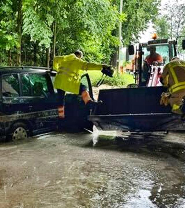 Tunnel voller Wasser