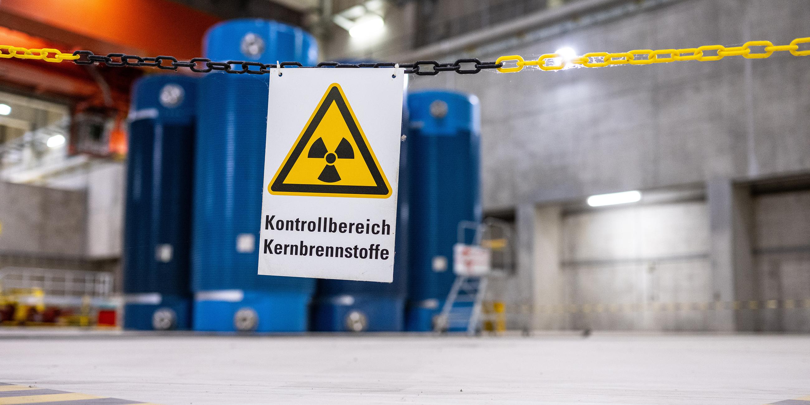 Hochradioaktive Castor- Behälter 
