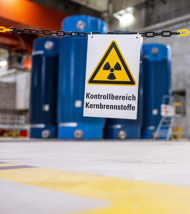 Hochradioaktive Castor- Behälter 