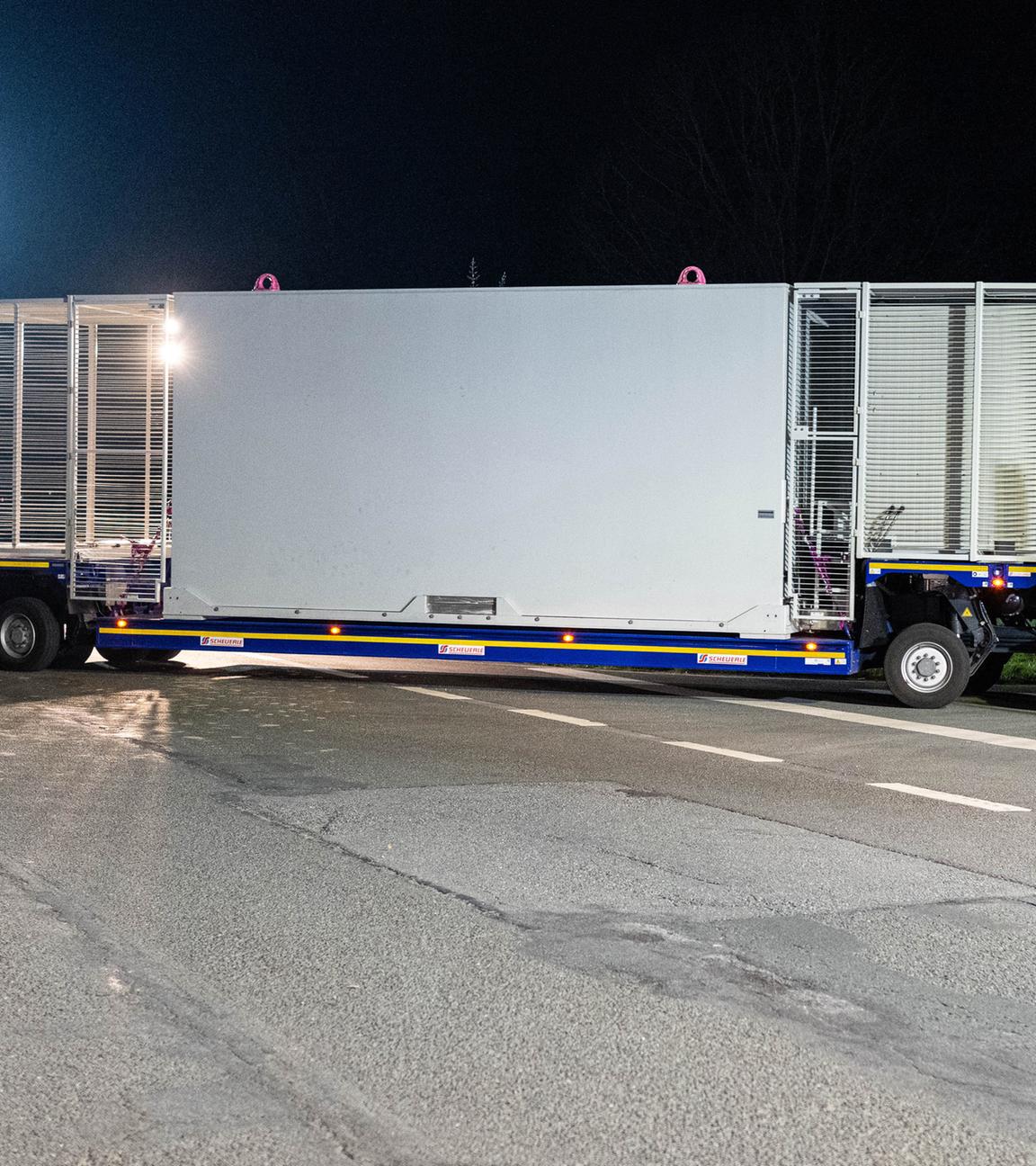 Castor-Transporte in Nordrhein-Westfalen, aufgenommen am 25.03.2026