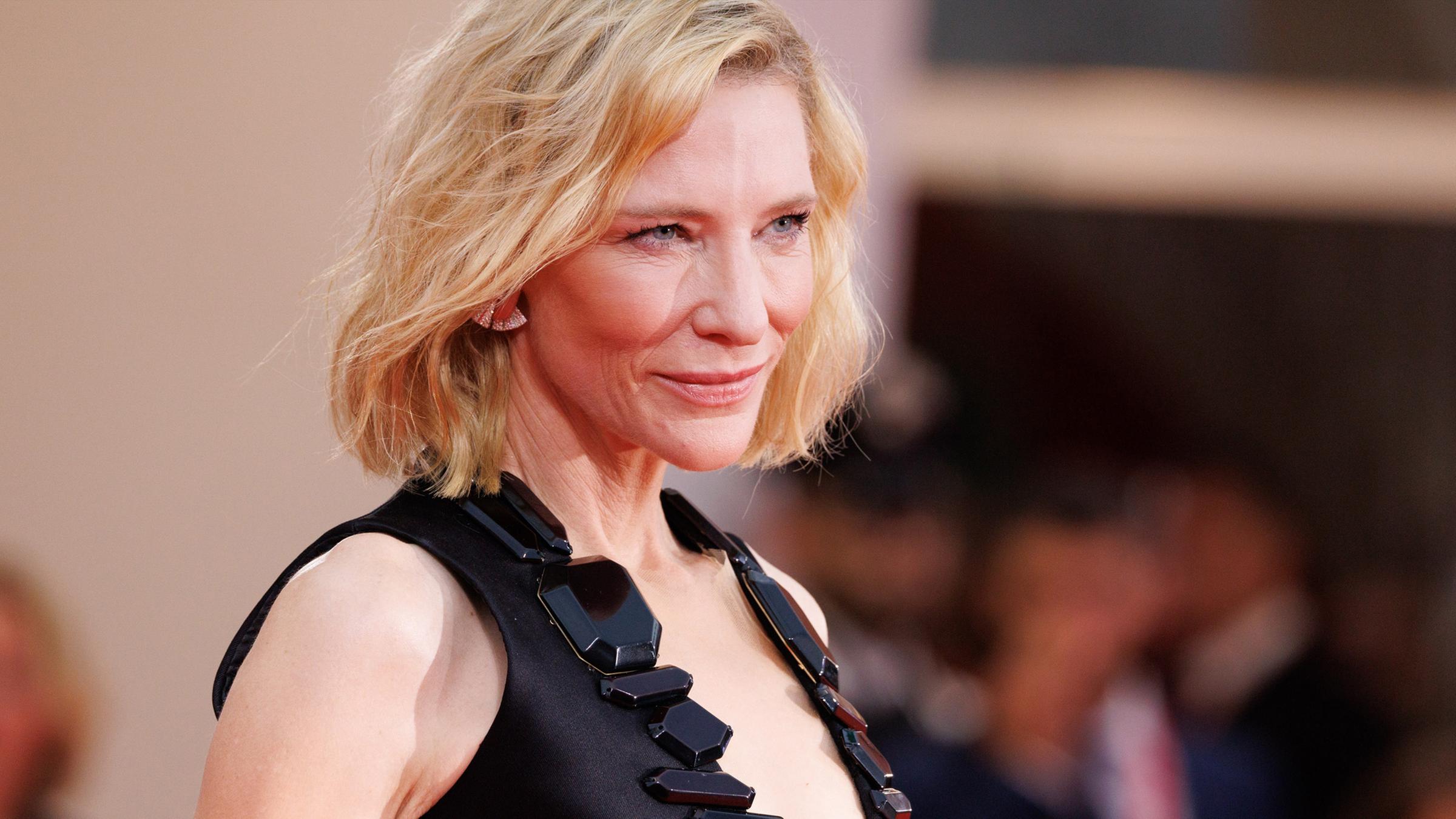 Cate Blanchett auf dem Roten Teppich vor der Verleihung des Goldenen Löwen in Venedig, Italien. (Archiv)