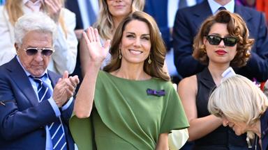 Kate mit modischem Hingucker in Wimbledon