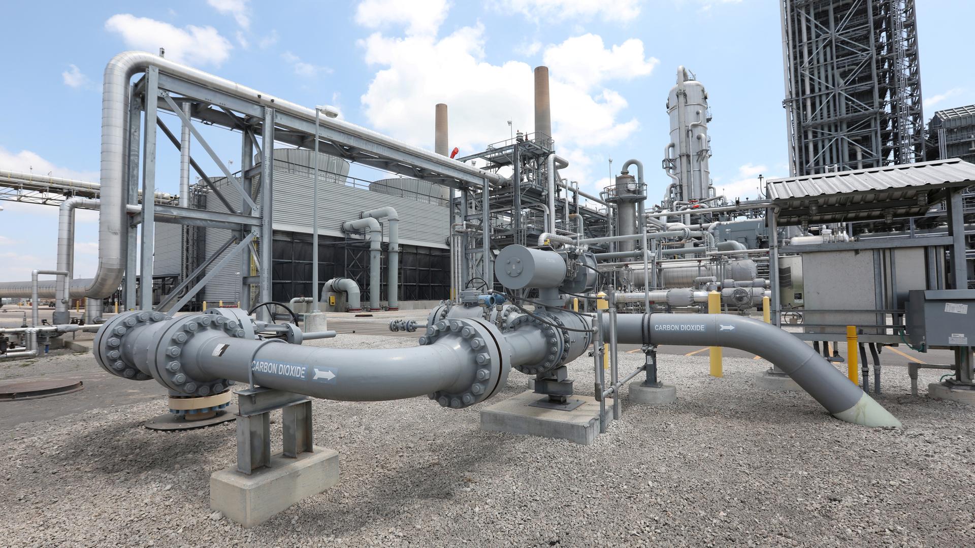 USA: Petra Nova CCS-Anlage im NRG-Kraftwerk in Richmond