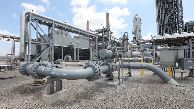 USA: Petra Nova CCS-Anlage im NRG-Kraftwerk in Richmond