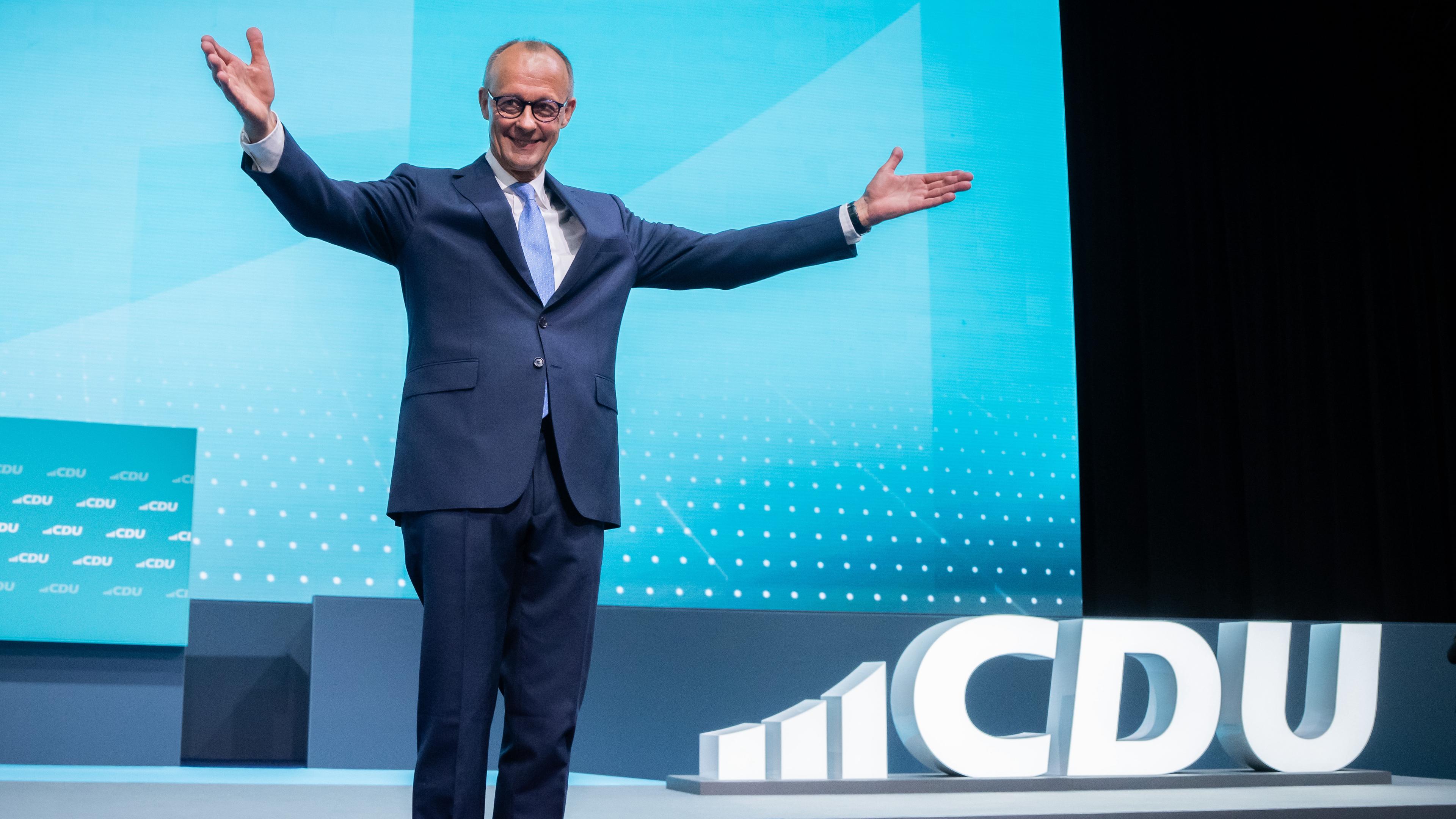Friedrich Merz auf dem Bundesparteitag der CDU