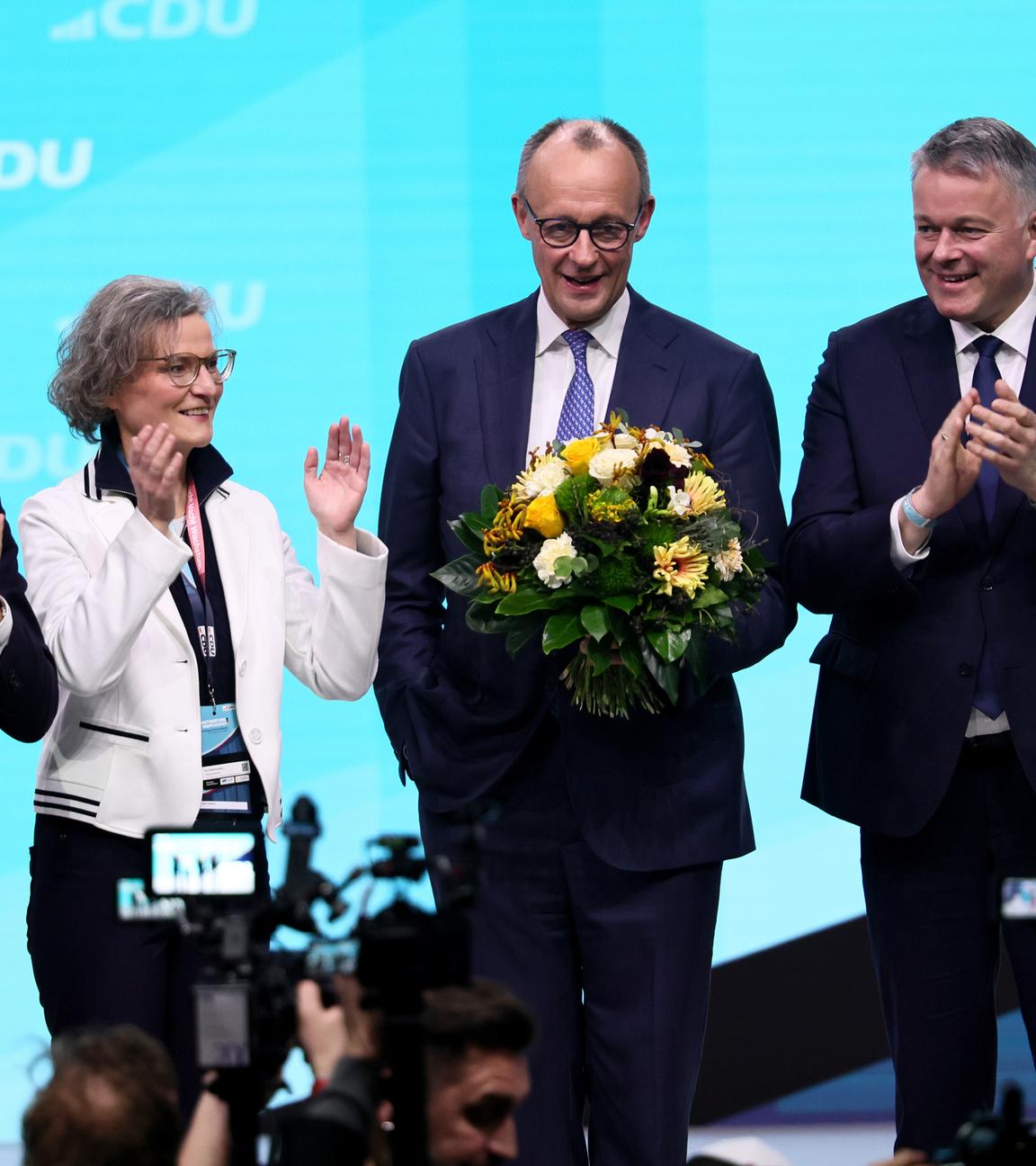 Stuttgart: CDU Bundesparteitag. Bundeskanzler Friedrich Merz