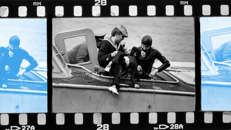 Bergung des ertrunkenen fünfjährigen Jungen Çetin Mert