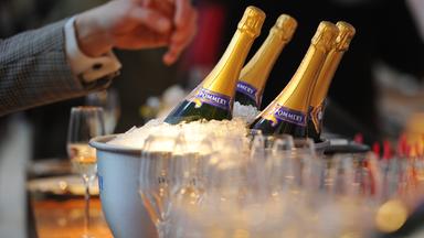 Champagnerflaschen von Pommery