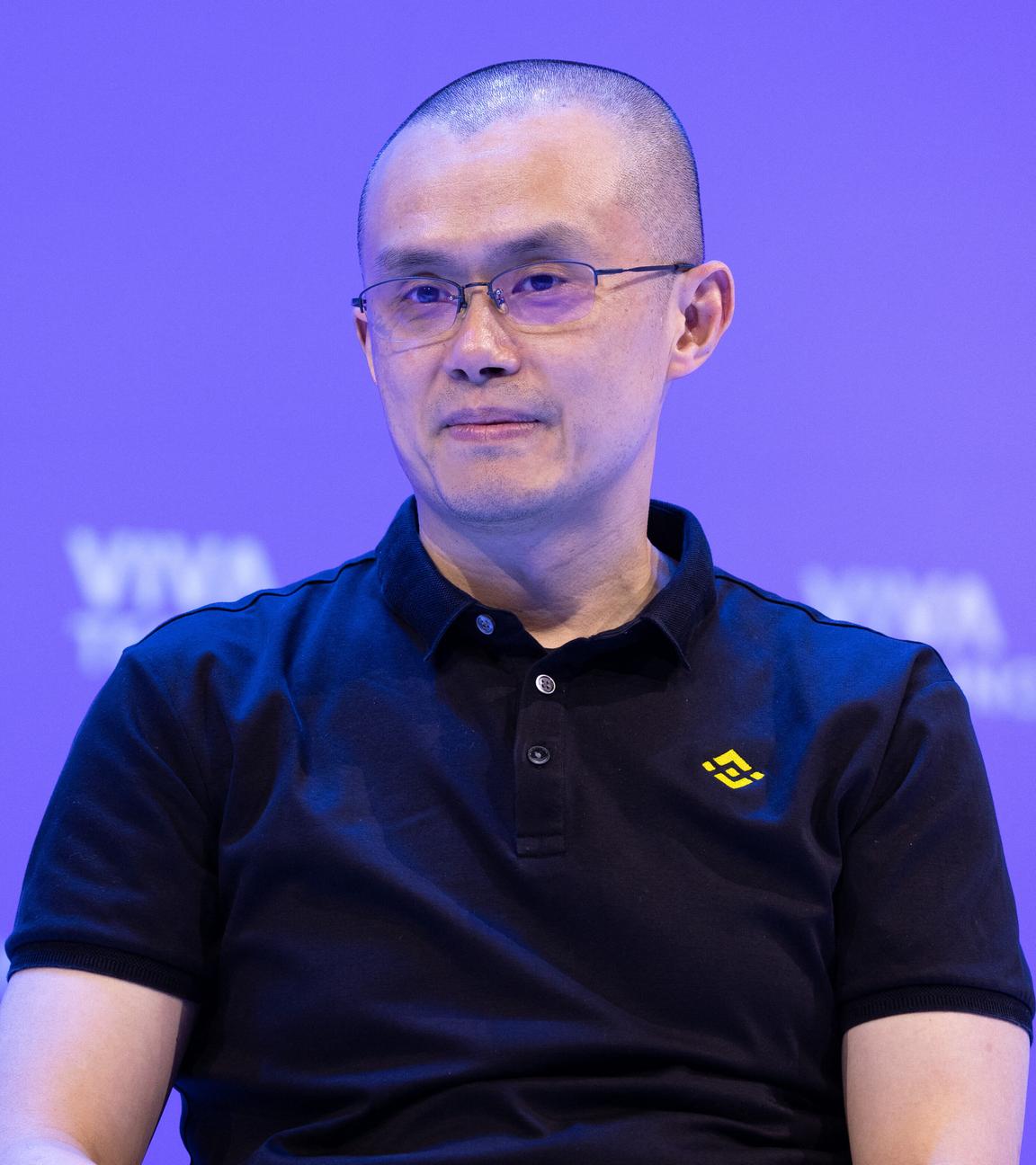 Changpeng Zhao, Gründer der Crypto-Börse Binance, spricht bei einer Veranstaltung in Paris im Mai 2022.