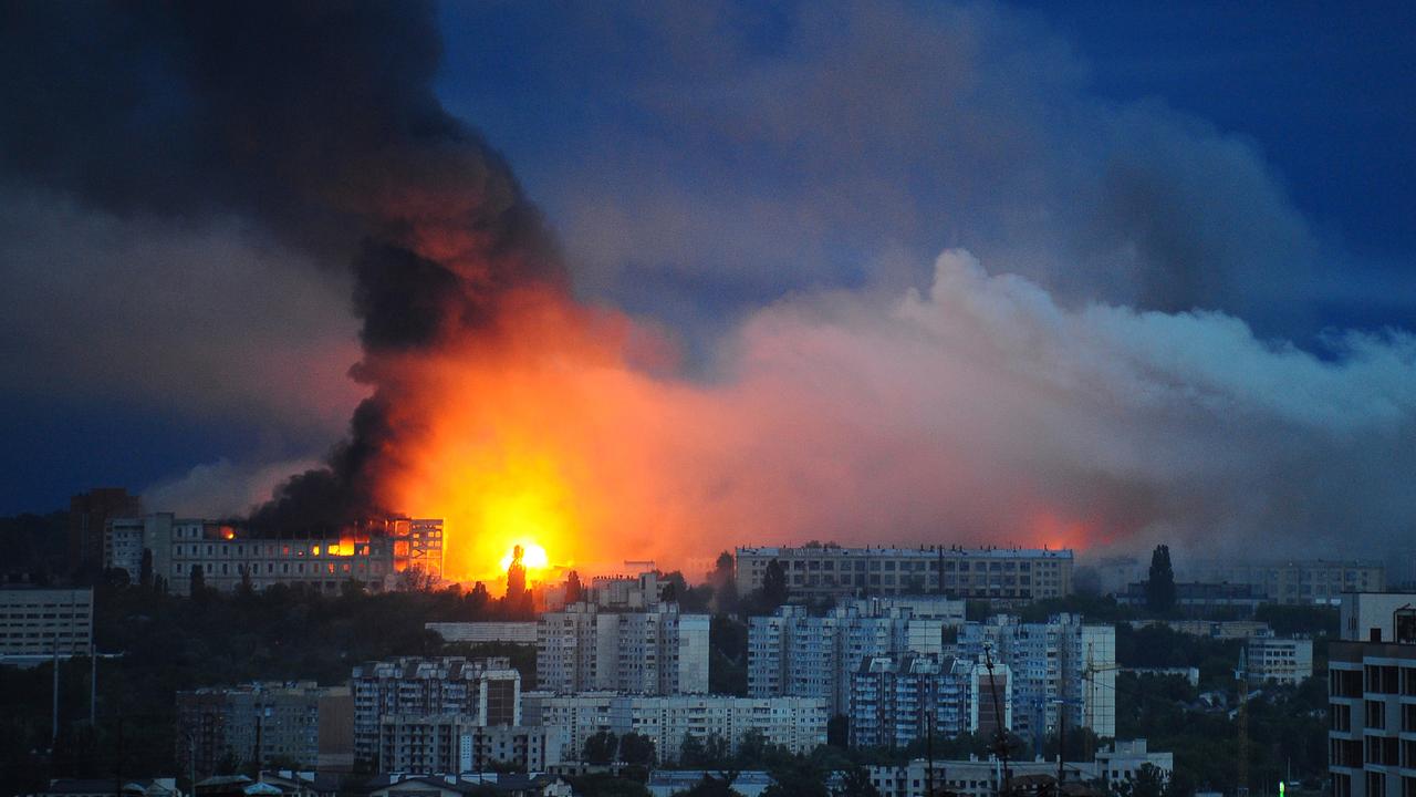 Ukraine meldet Brände nach russischen Angriffen 