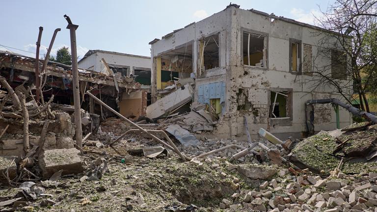 Zerstörung in Charkiw.