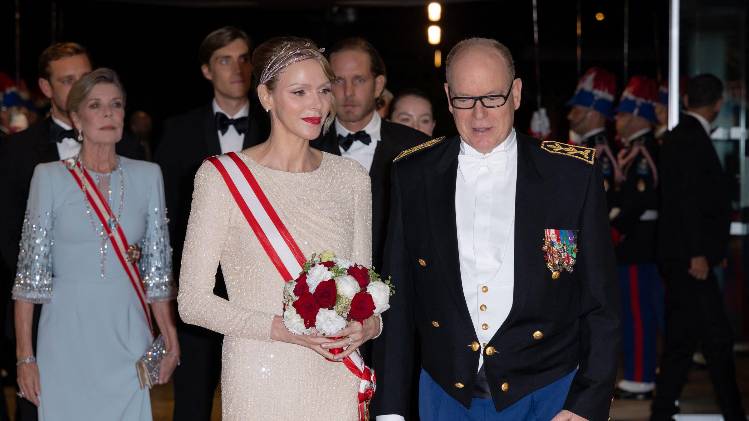 Fürst Albert und Fürstin Charlene