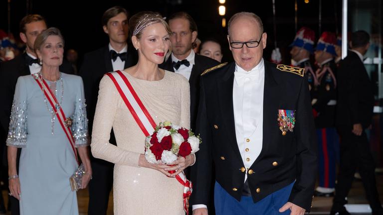 Fürst Albert und Fürstin Charlene