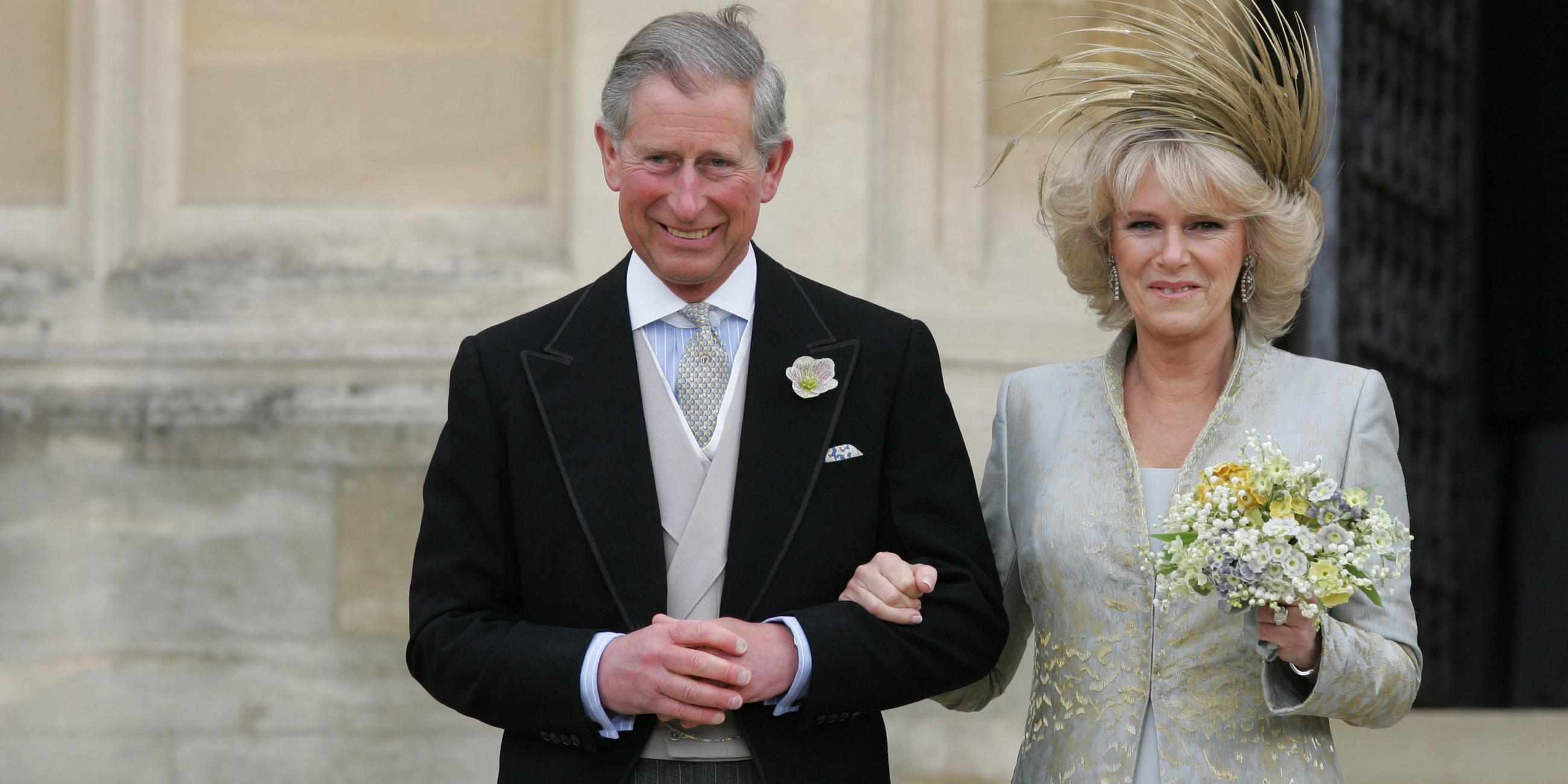 Camilla und Charles bei ihrer Hochzeit 2005