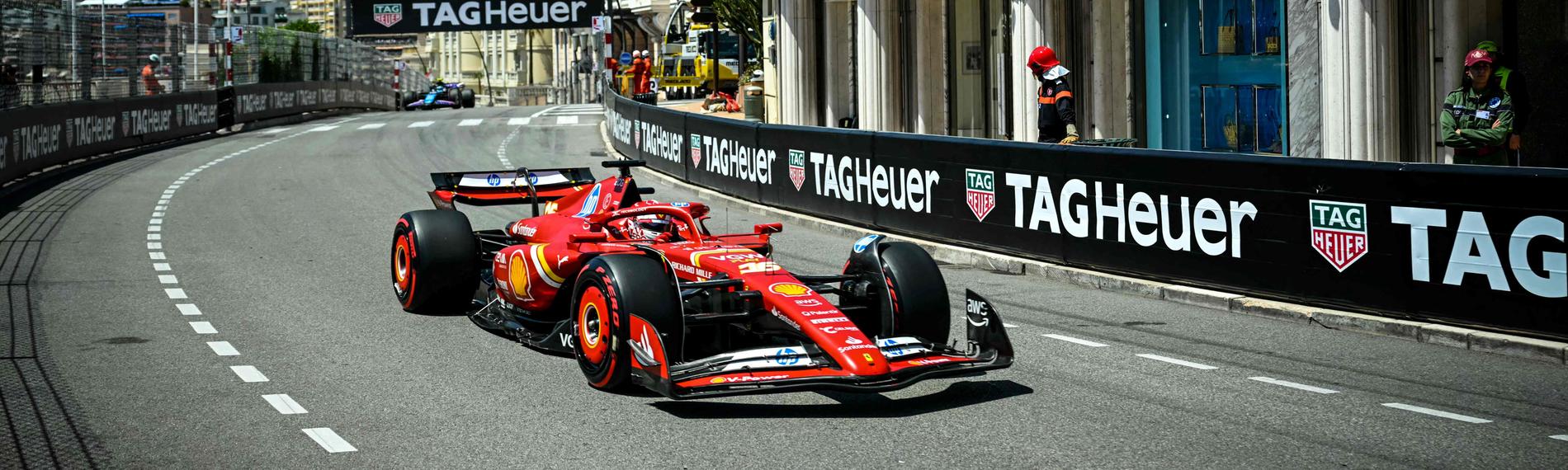 Ferrari-Pilot Charles Leclerc beim Formel-1-Grand-Prix von Monaco.