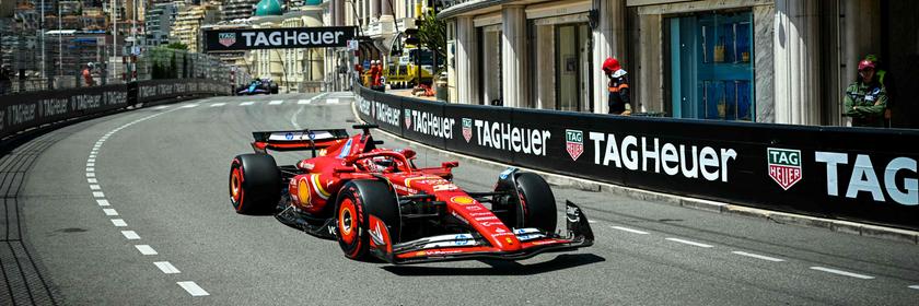 Ferrari-Pilot Charles Leclerc beim Formel-1-Grand-Prix von Monaco.