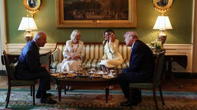 Trump empfängt König Charles im Weißen Haus