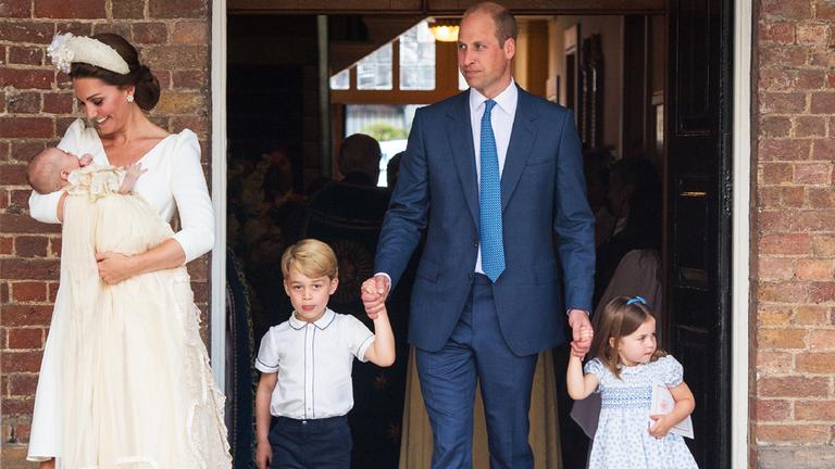 Charlotte bei der Taufe von Prinz Louis 