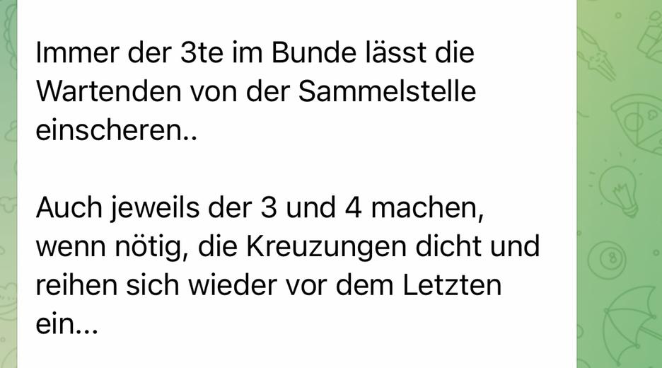 Chat-Nachrichten aus Telegram-Kanälen der Querdenker-Szene