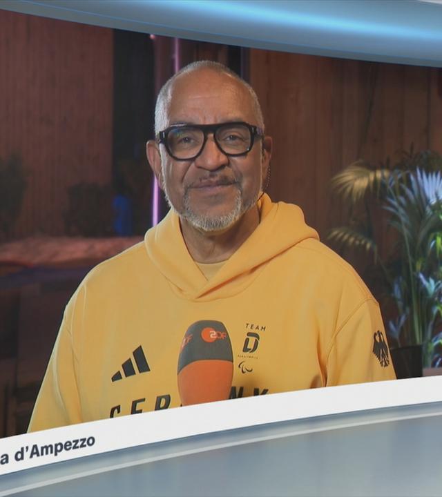 Der deutsche Leichtathletiktrainer, Leichtathletik- und Behindertensportfunktionär Cheick-Idriss Gonschinska im Interview bei ZDFheute