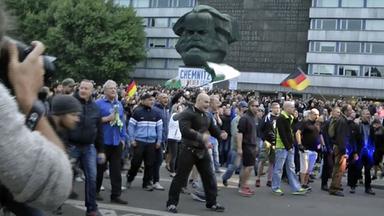 Ausschreitungen nach tödlicher Messerattacke in Chemnitz