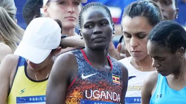 Rebecca Cheptegei bei den Olympischen Spielen 2024 in Paris
