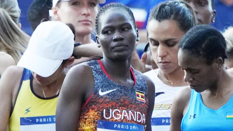Rebecca Cheptegei bei den Olympischen Spielen 2024 in Paris