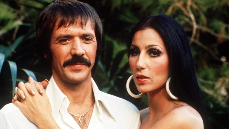 Cher mit ihrem Ehemann, dem Sänger Sonny Bono