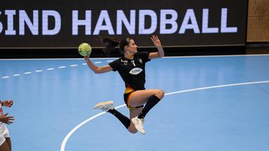 Chiara Rohr (Deutschland U20 Frauen, 07, spielt bei HSG Bensheim Auerbach) im Torwurf am 12.06.2026 in Vinnhorst. 