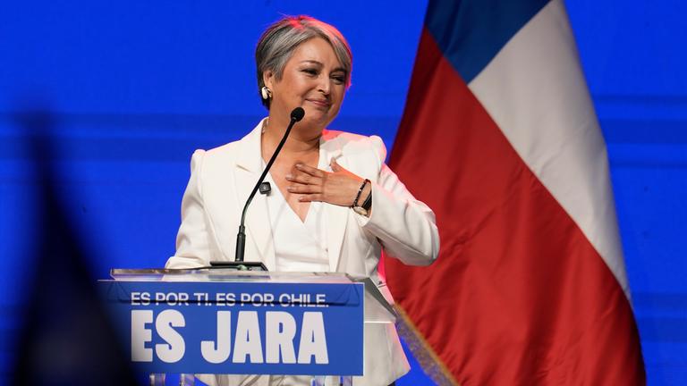 Die linke Präsidentschaftskandidatin aus Chile Jara